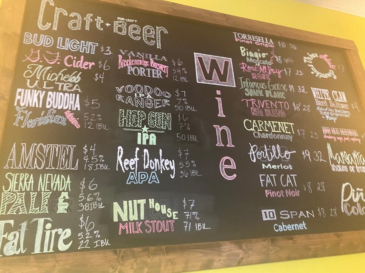 Menu at Dinner Revolution restaurant, Vero Beach