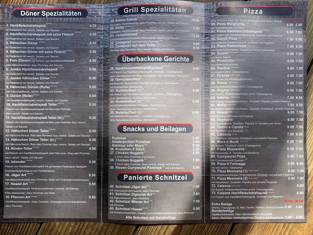 Speisekarte von Antalya Imbiss restaurant, Munster