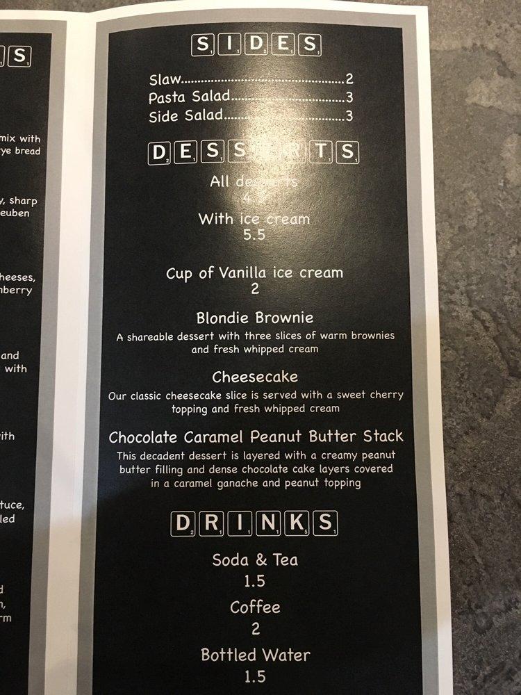 Menu at Brown Bag Bistro restaurant, Alton