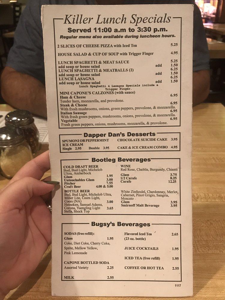 Menu at Untouchables Pasta & Pizza pizzeria, Largo