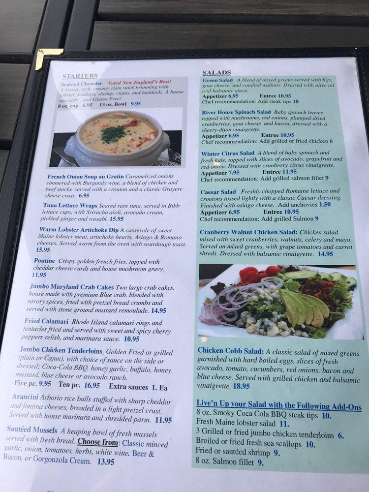 Menu at River House pub & bar, Portsmouth