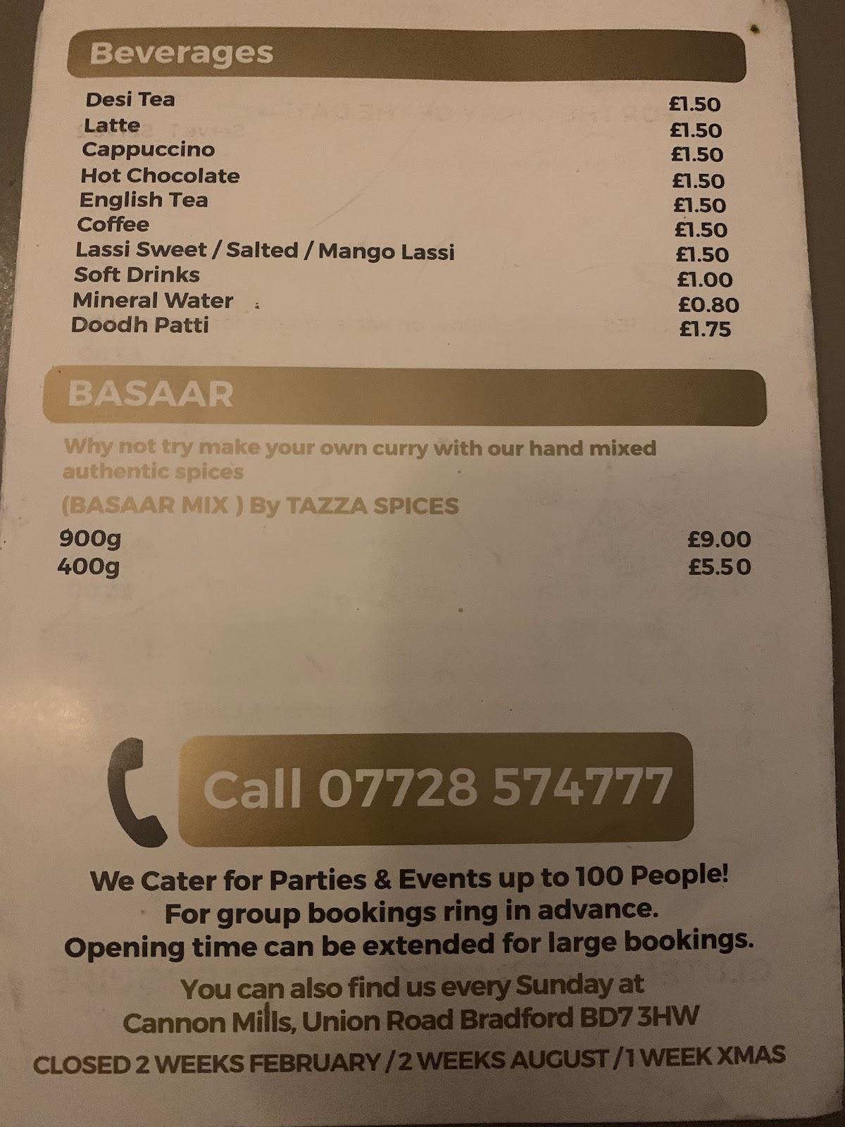 menu-at-tazza-kitchen-restaurant-bradford