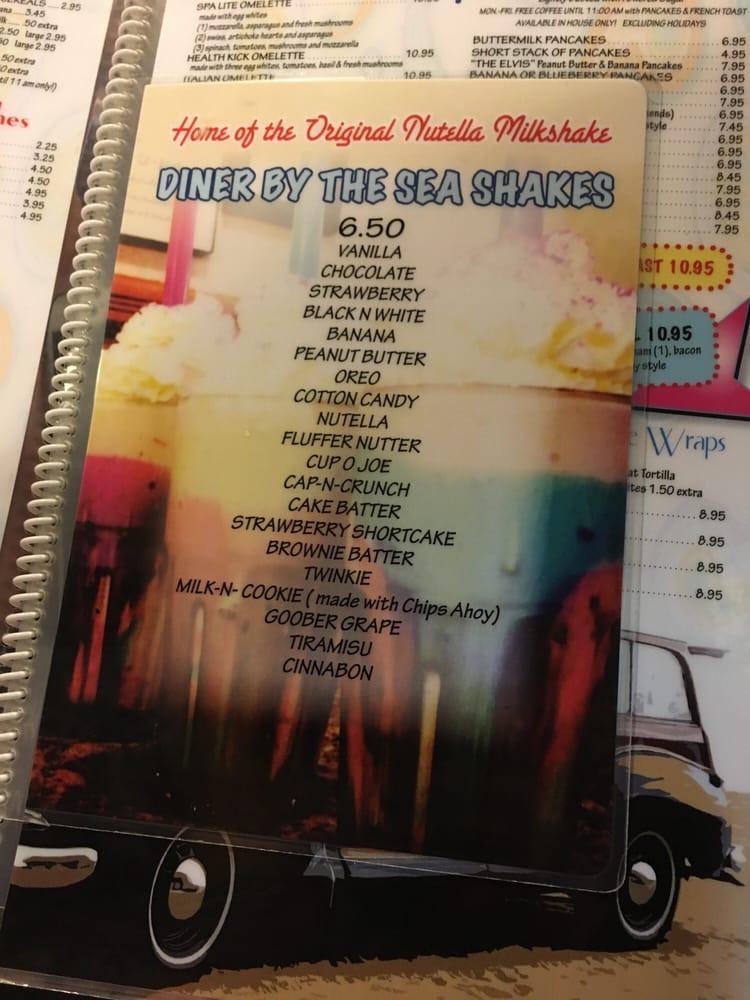 Menu at Diner By The Sea restaurant, Long Beach