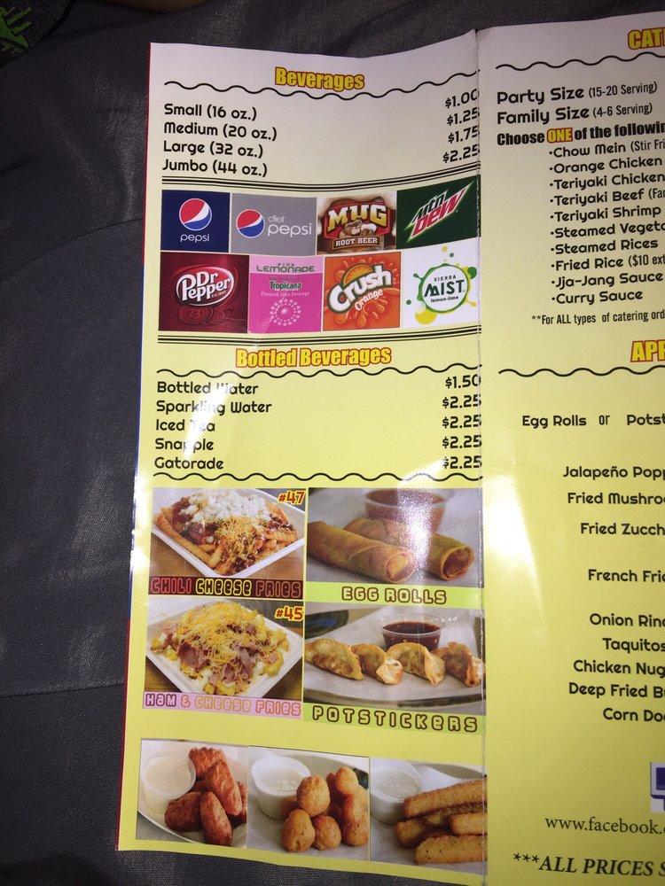 Menu at Teriyaki Express Asian Cuisine restaurant, Arvin