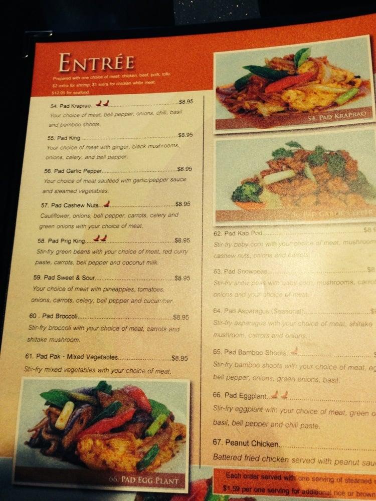 Menu At Tasty Thai Pub Bar Modesto Floyd Ave 105   R685 Tasty Thai Menu 2022 09 6 