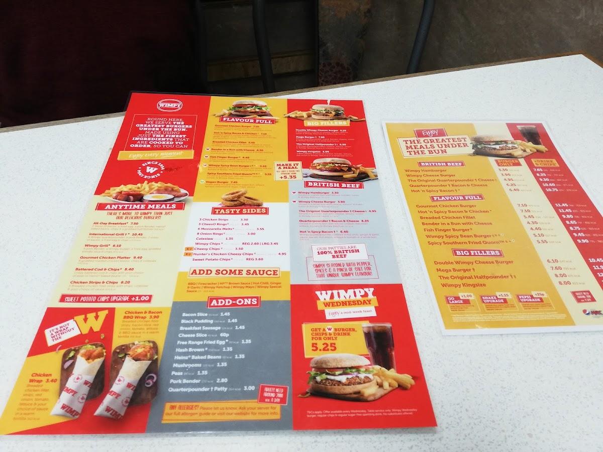 WIMPY, London - 251a Southwark Park Rd - Menu, Prices & Restaurant Reviews  - Order Online Food Delivery - Tripadvisor