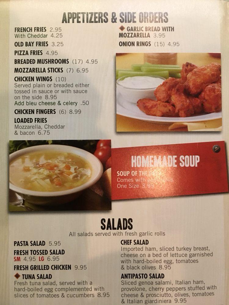 Menu at Ciao Pizza & Pasta pizzeria, Wilmington