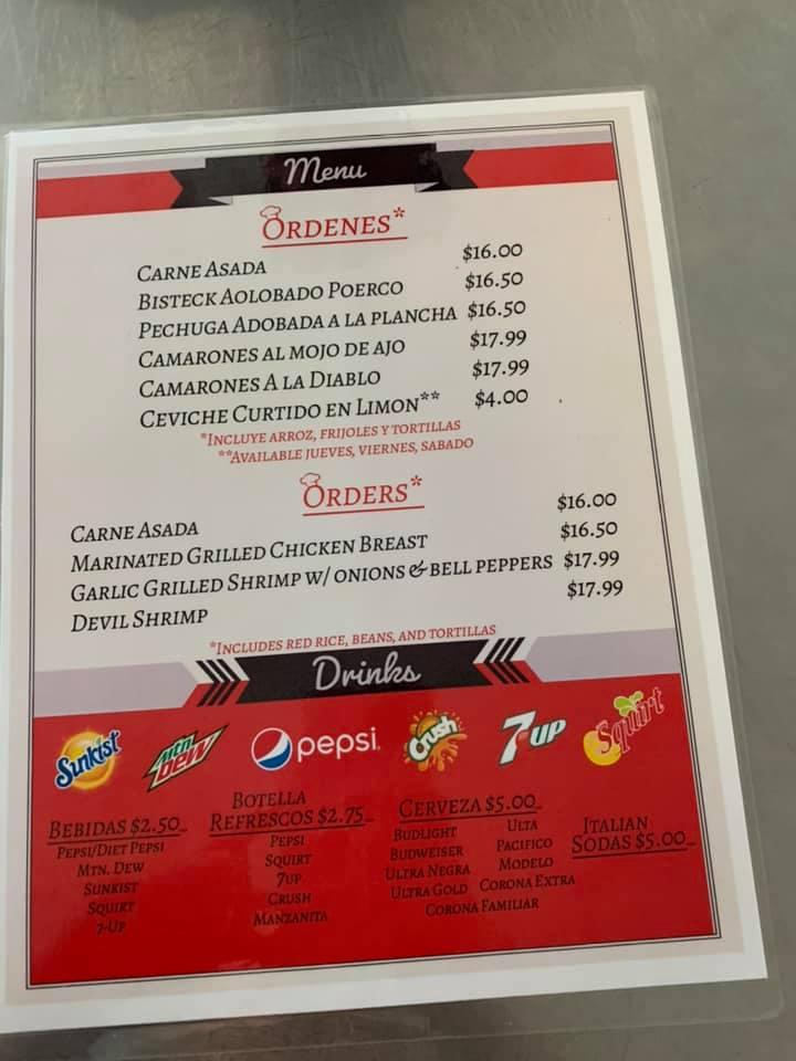 Menu at My Kitchen restaurant, Royal City