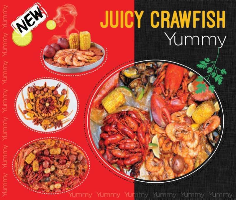 Menu at Juicy Crawfish & Seafood restaurant, College Station