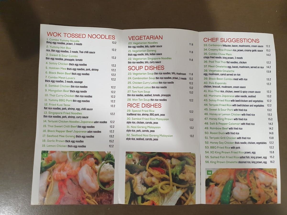 Menu At H Noodle House Restaurant Beerwah