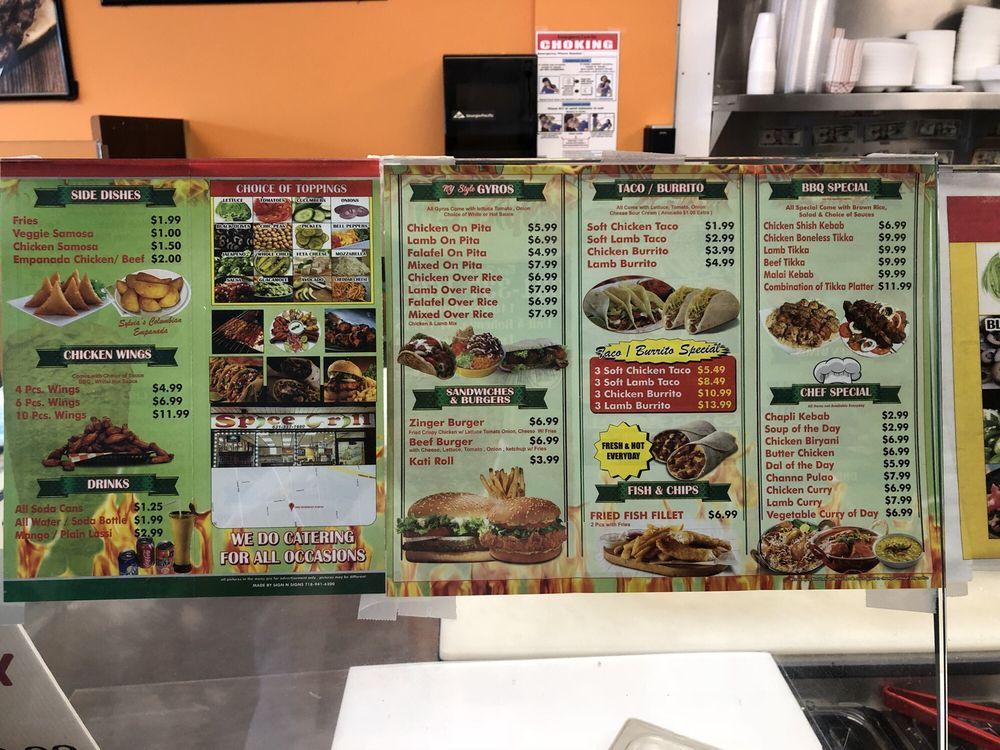 Menu at Khloe's Caribbean Spice (formerly Lucky Spice Grill) restaurant