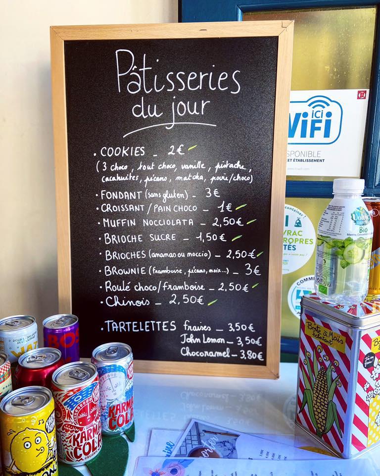 Menu de chantilly & co