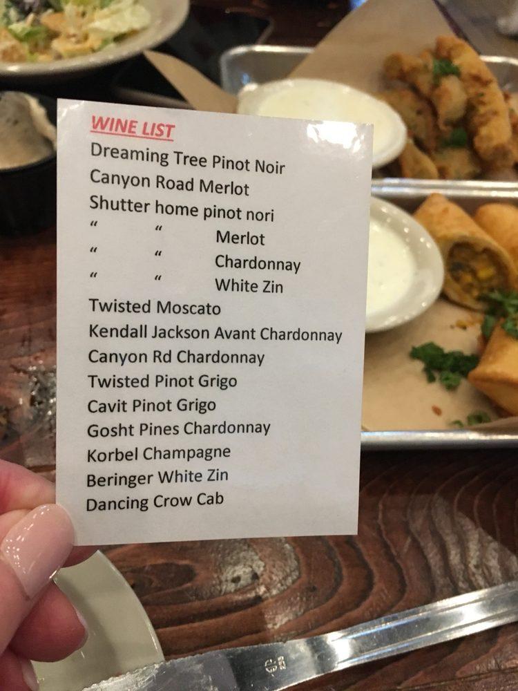 Menu at Hochatown Saloon pub & bar, Broken Bow, 28 Old Hochatown Rd