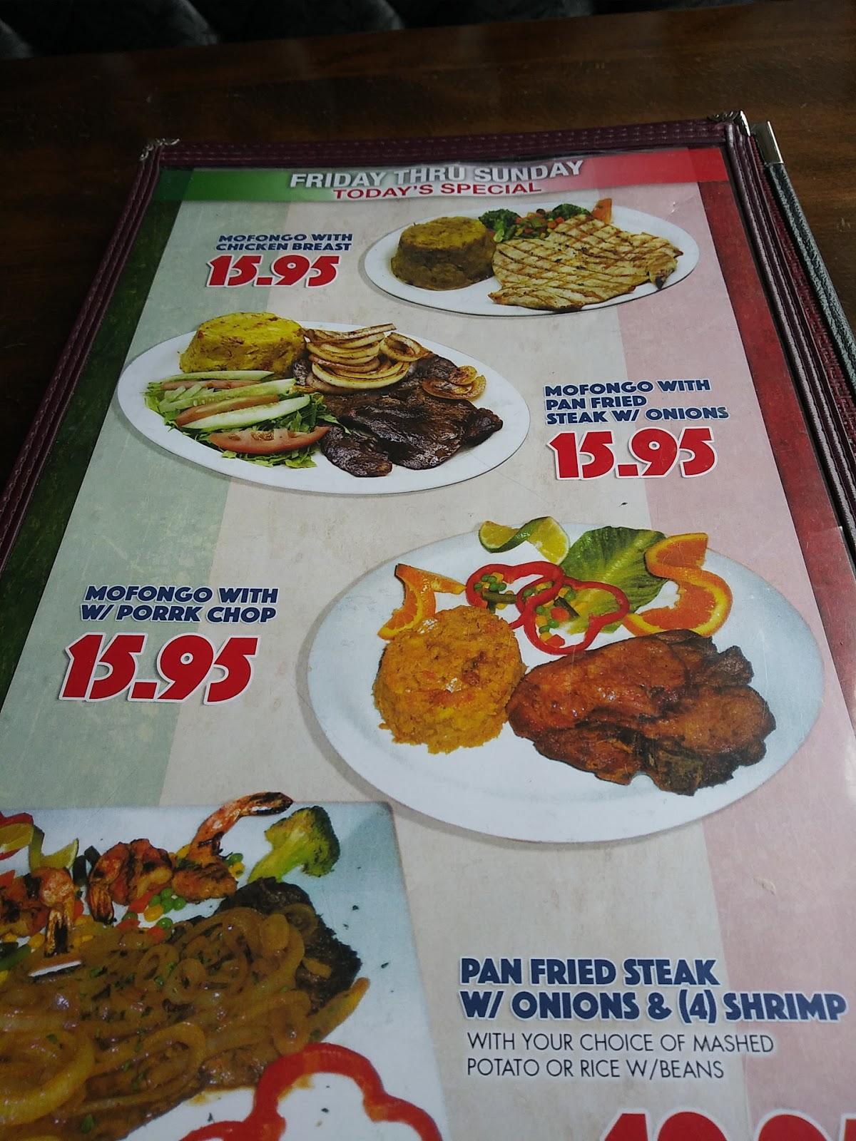 Menu at Caridad & Louie's Restaurant, New Rochelle