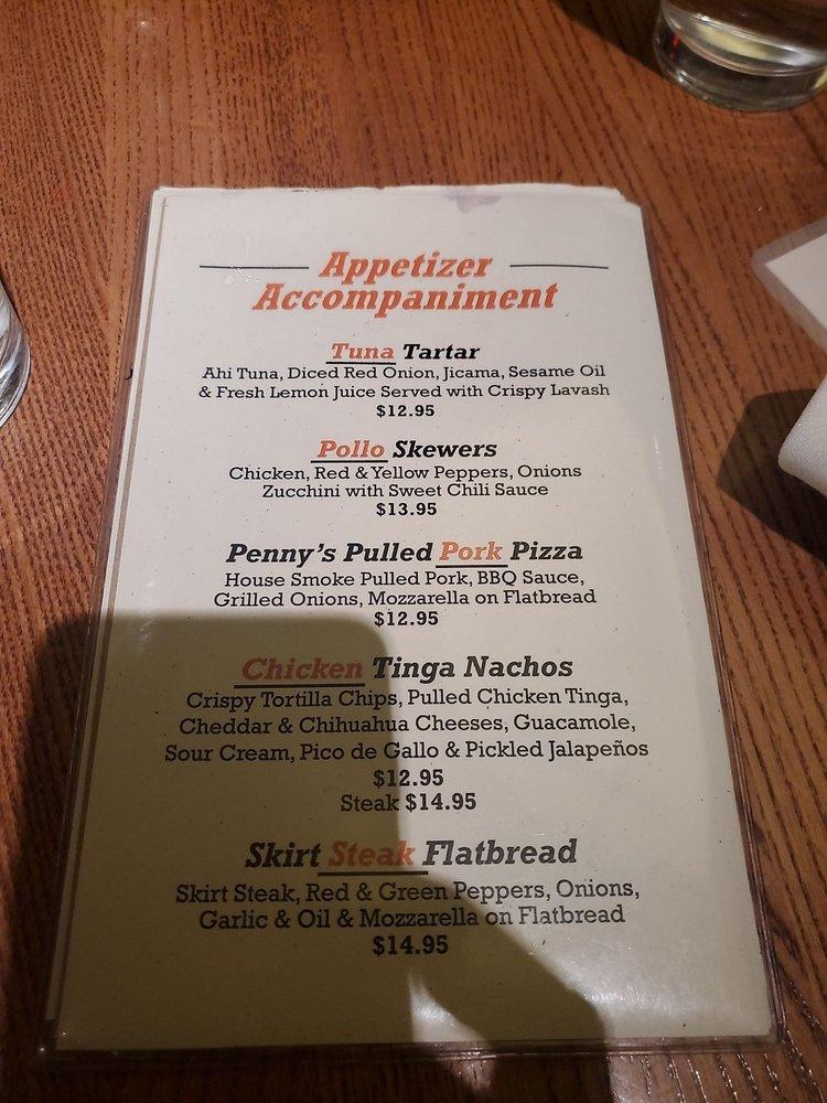 Menu at The Happ Inn Bar & Grill, Northfield