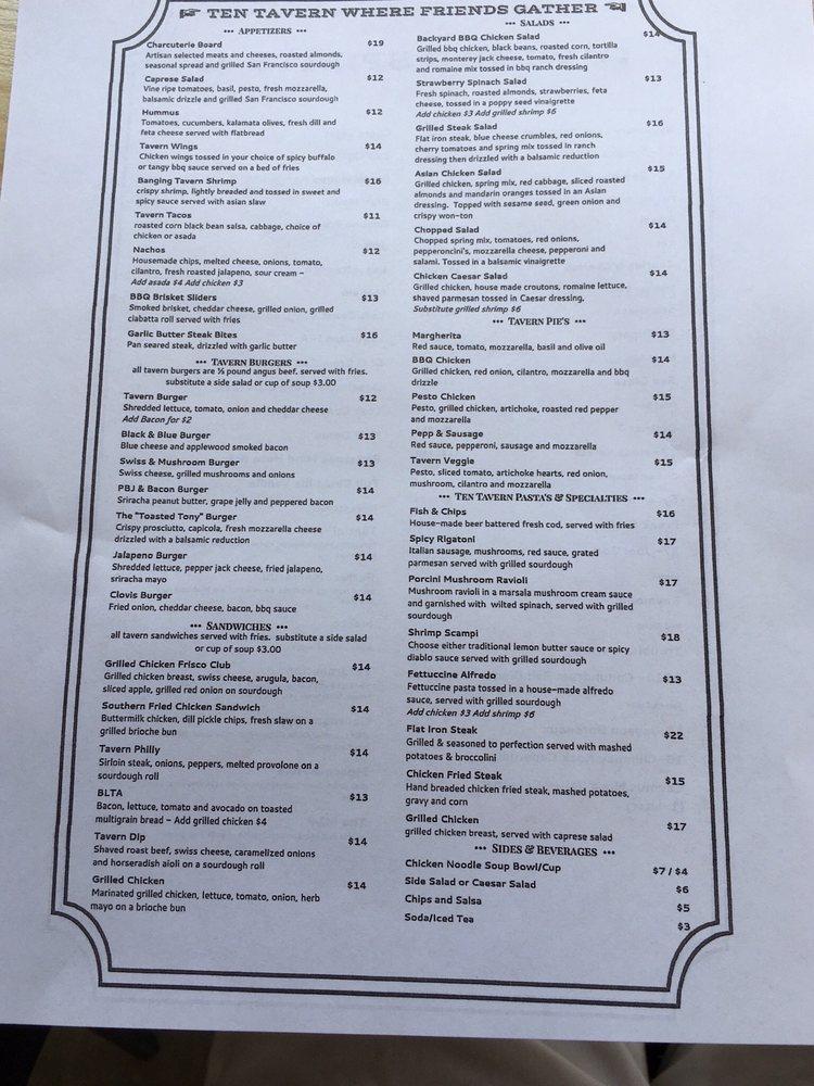 menu-at-ten-tavern-pub-bar-clovis