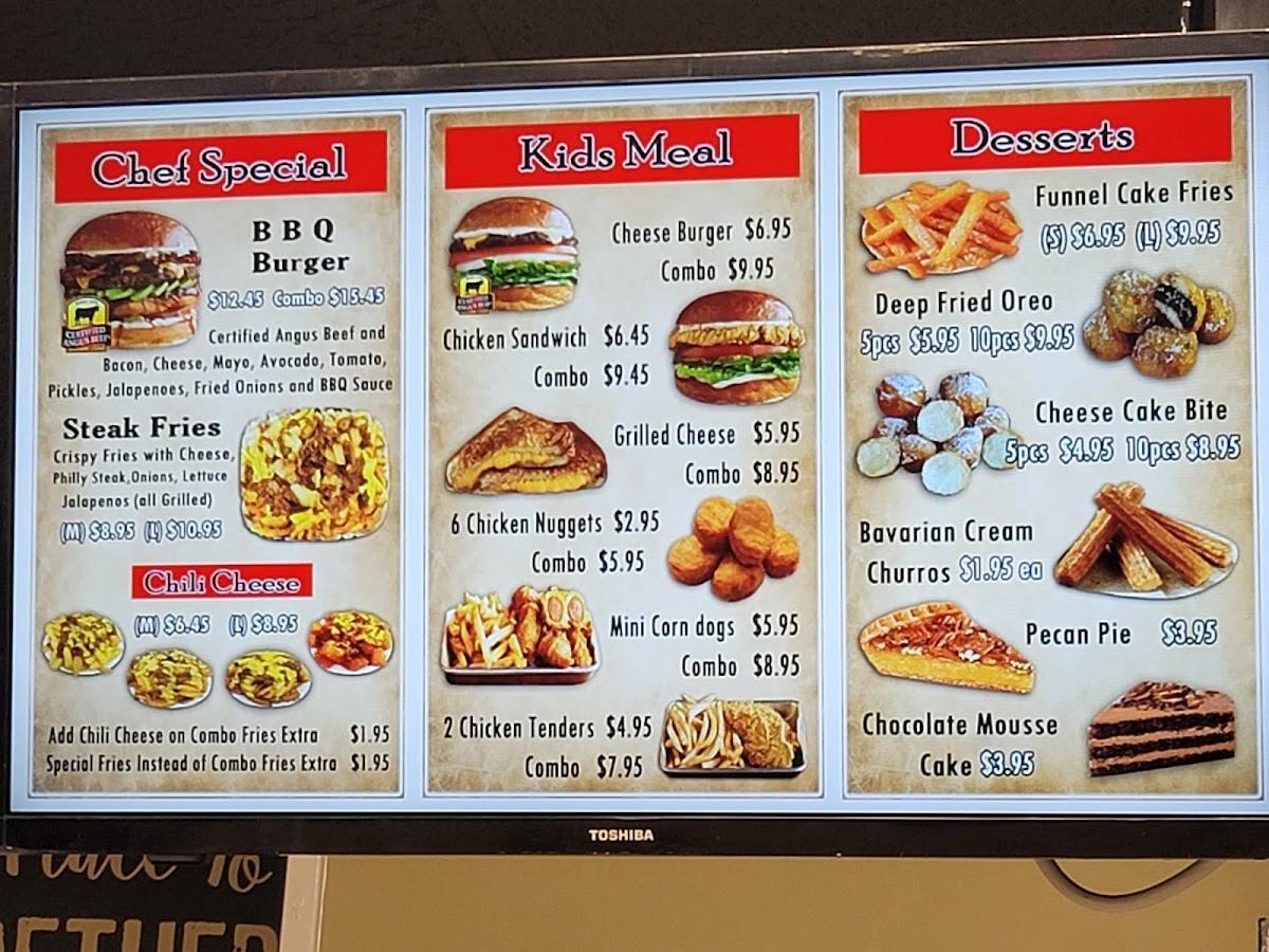 Menu at JLB Eatery restaurant, Friendswood