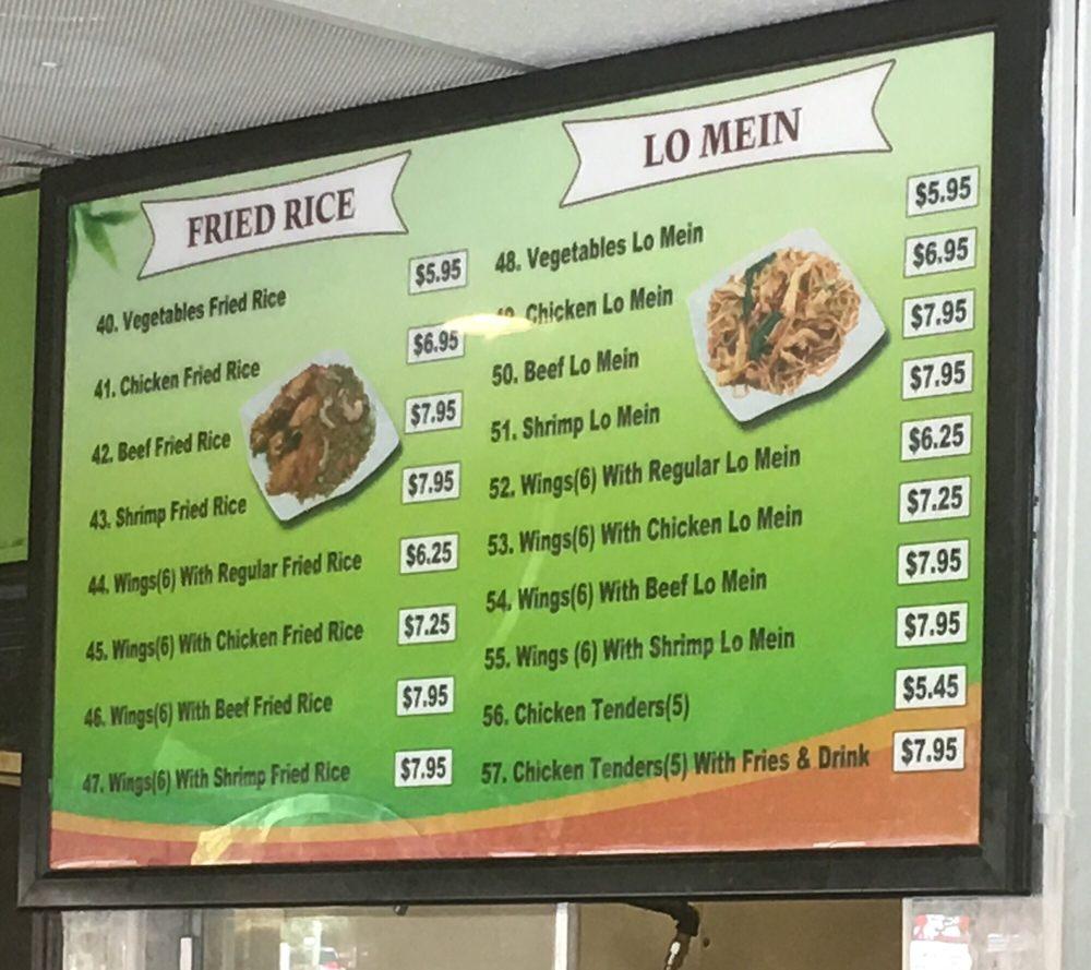 Menu at Star House Wings & Hibachi restaurant, Sanford