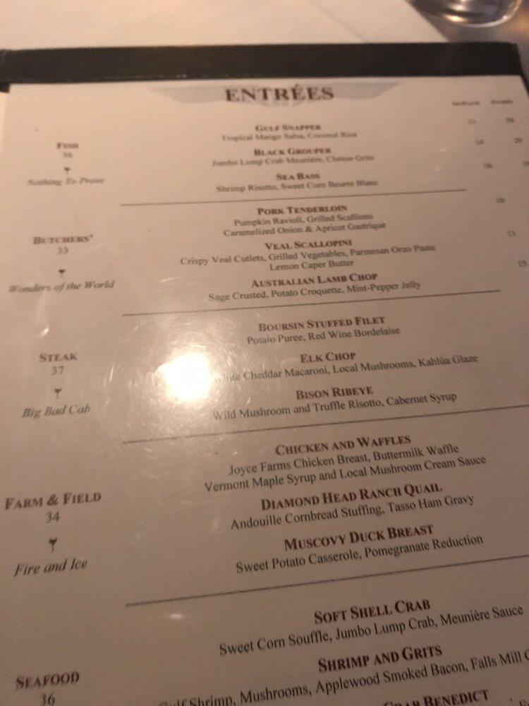 Menu at Flight Restaurant and Wine Bar, Memphis