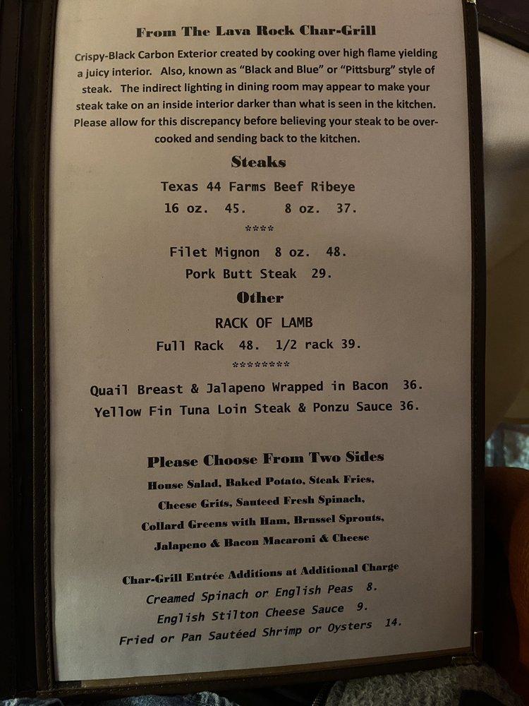 Menu At Cheryl S Restaurant Fulton