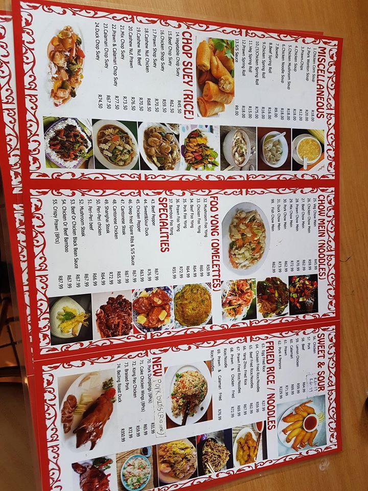 Menu at Gong Lok Chinese Restaurant and Takeaway, Hillcrest