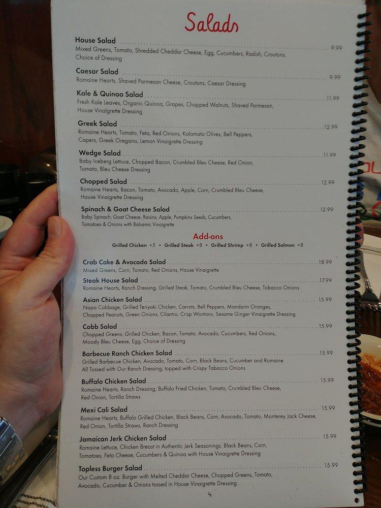 Menu at Tops Diner desserts, East Newark
