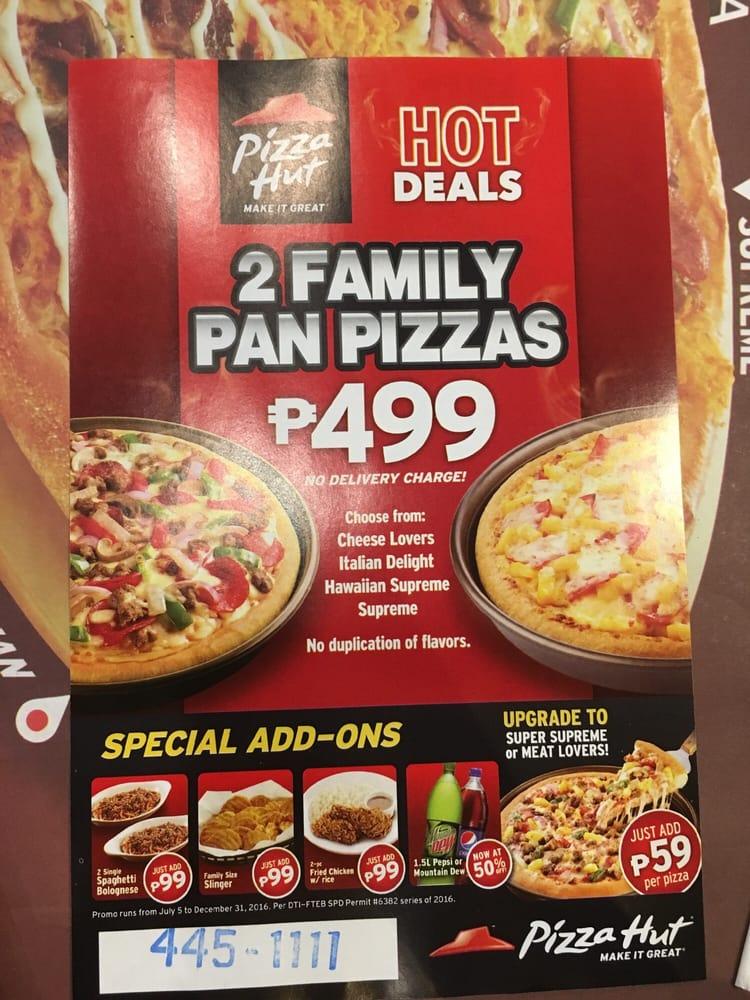 Menu at Pizza Hut Baguio Marcos Hiway pizzeria, Baguio, Pizza Hut
