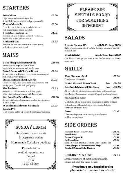 menu-at-the-red-lion-inn-pub-bar-rochdale-whitworth-square