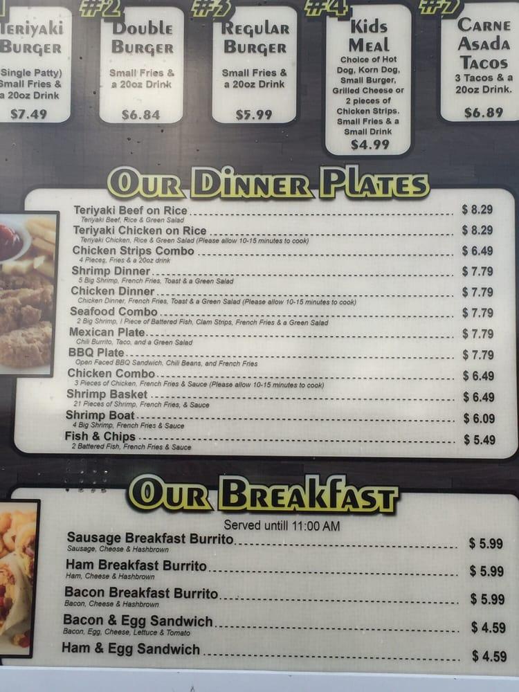 Menu at Country Boy Drive In, LLC restaurant, Bakersfield
