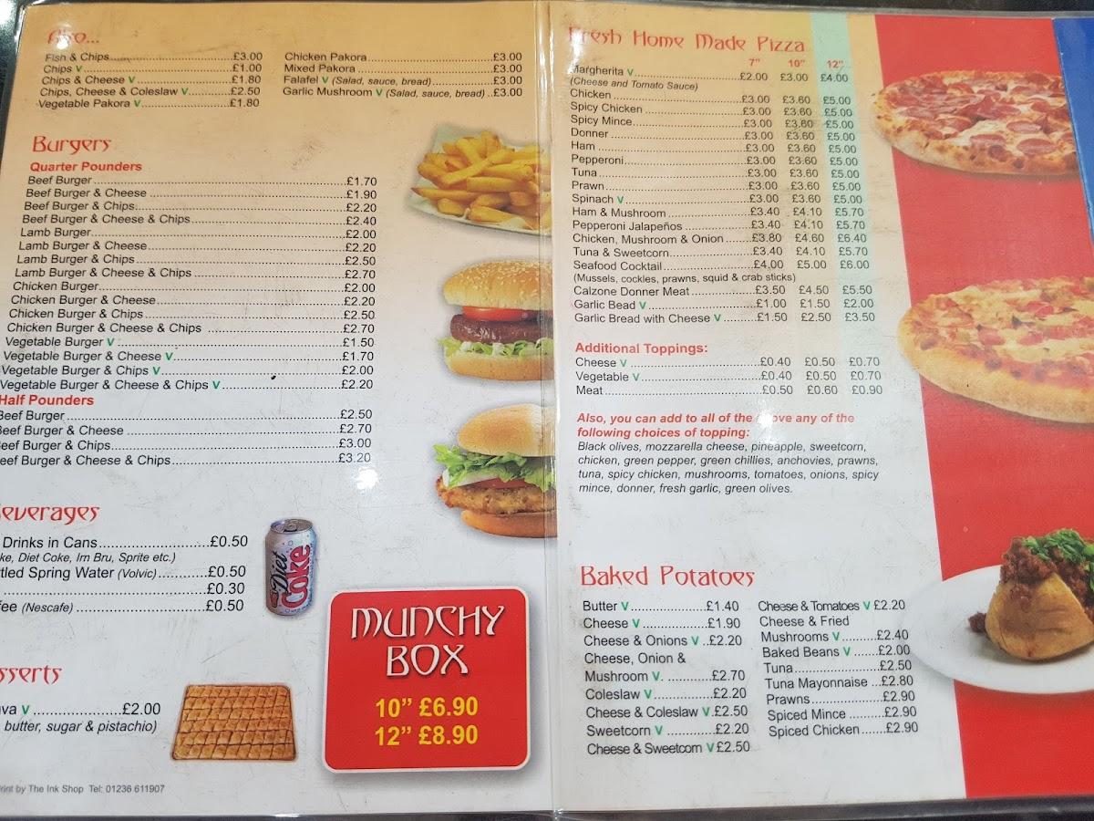 Menu at Istanbul Turkish Kebab House restaurant, Glasgow