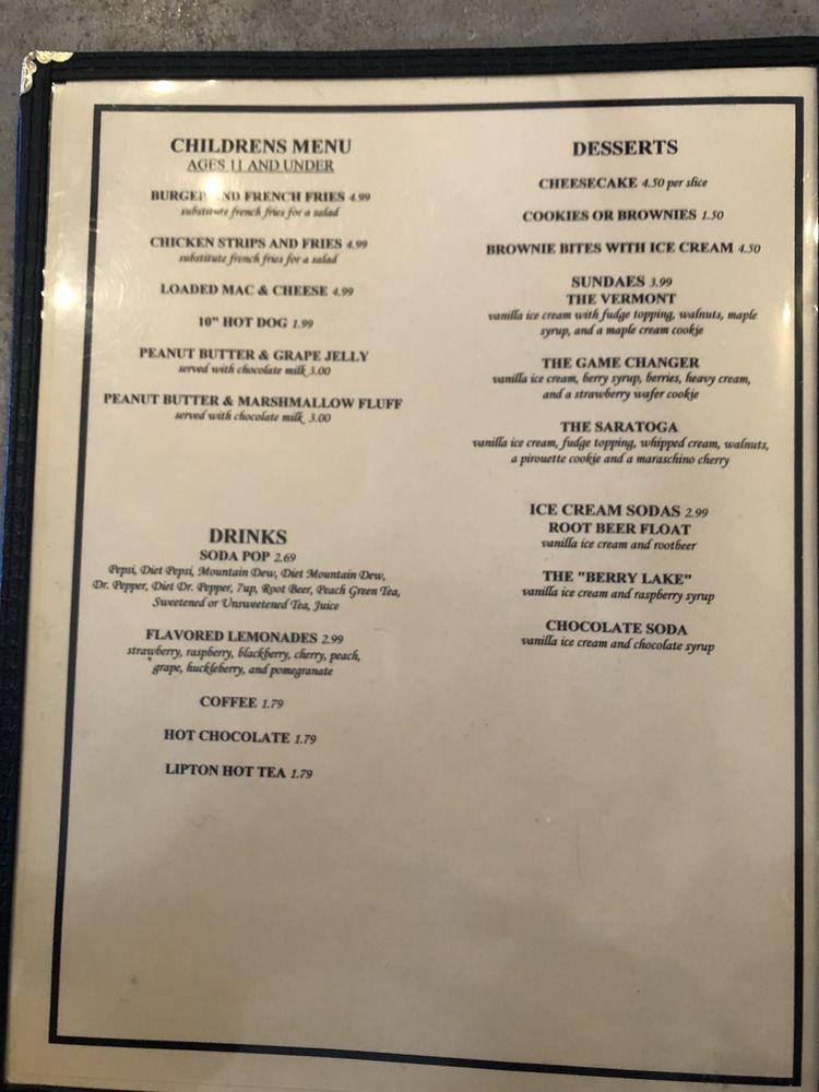 Menu at New York Strip Steakhouse And Deli, Preston, 101 N State St