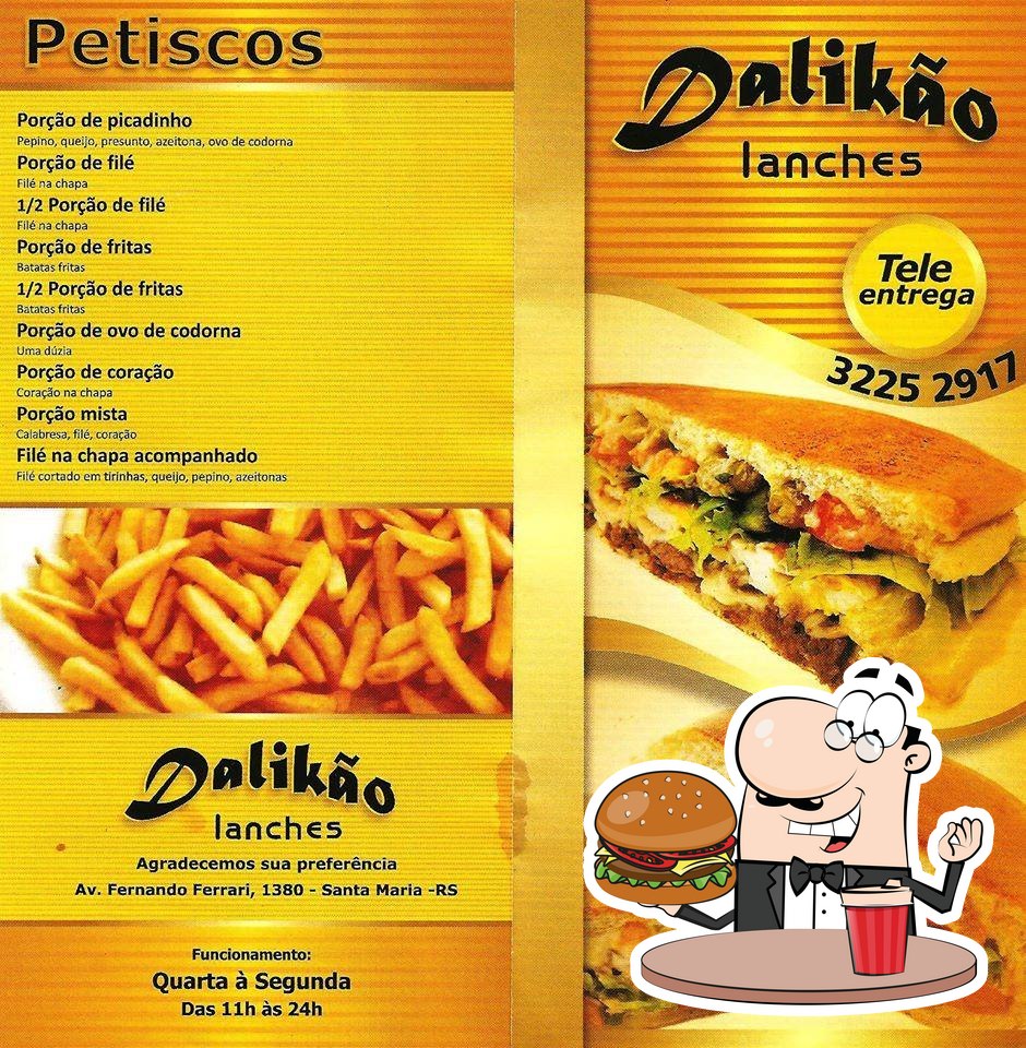 DALIKÃO LANCHES, Santa Maria - Comentários de Restaurantes, Fotos & Número  de Telefone