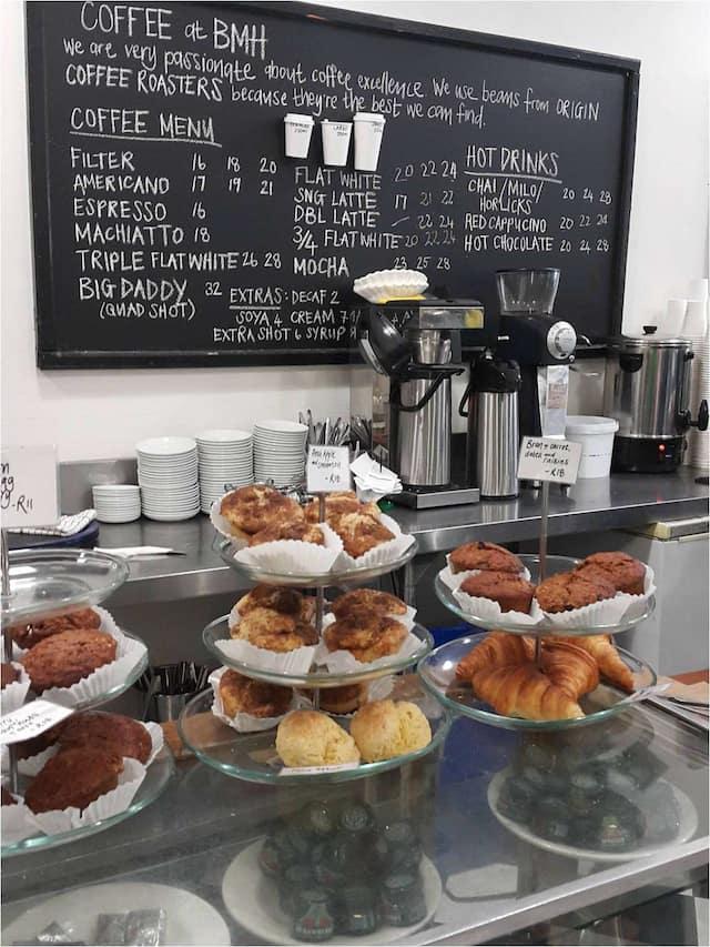 Menu at Bread Milk and Honey cafe, Cape Town