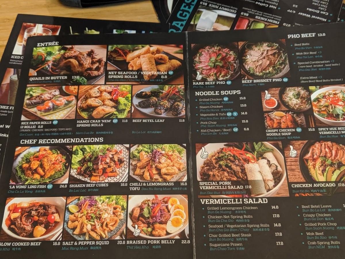 Menu at Nem Viet Cammeray restaurant, Cammeray