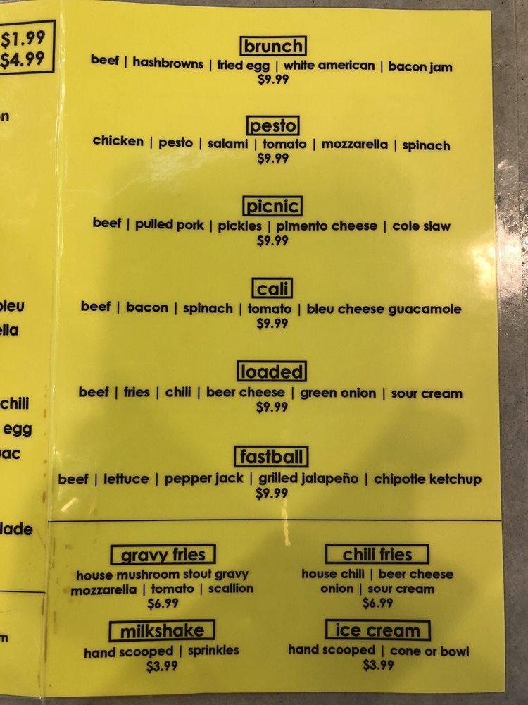 Menu at The Cowhead restaurant, Fort Walton Beach