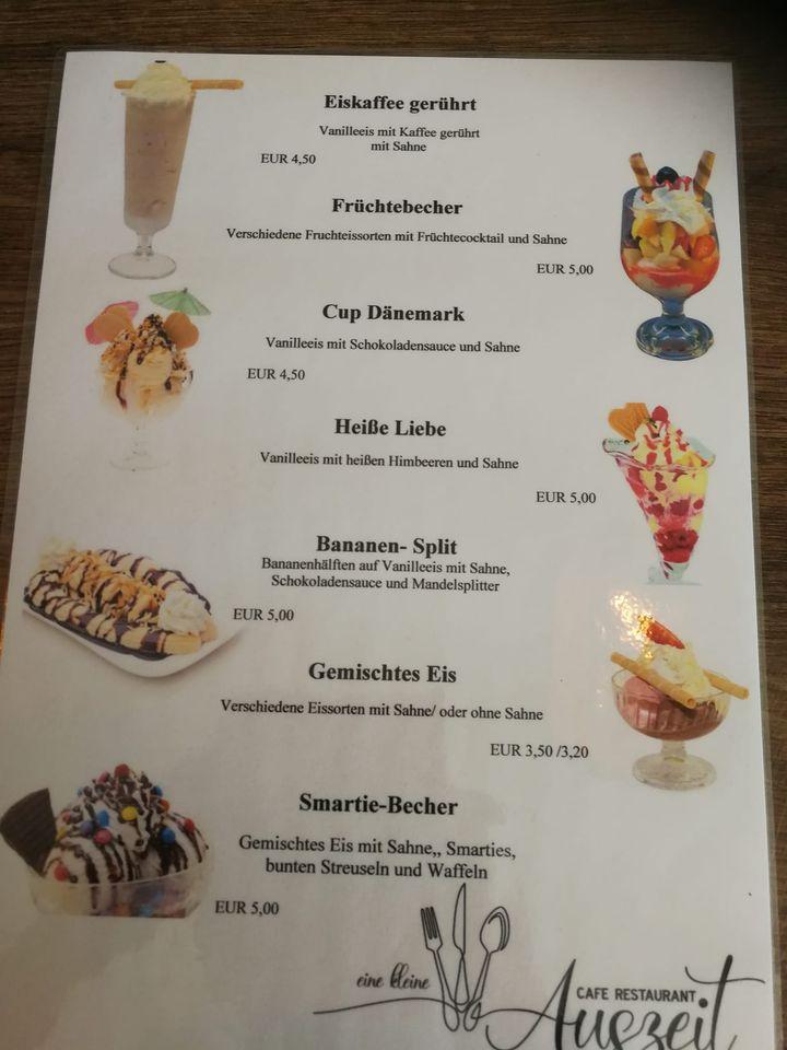 Speisekarte von Café Restaurant Auszeit, Pflach
