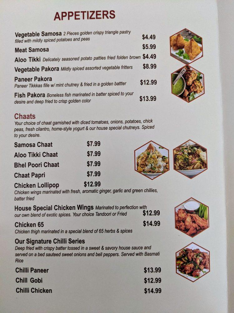 Menu at Jassi's Indian Grill Mineola restaurant, Mineola