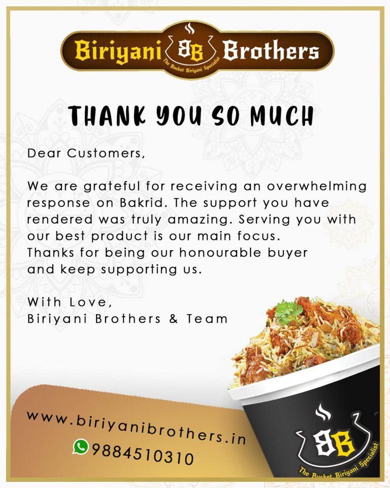 BROTHERS BIRIYANI ANNA NAGAR, Chennai Restaurant reviews