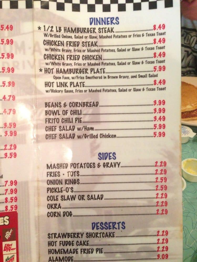 Menu at Boomarang Diner Stillwater restaurant, Stillwater, 902 S Main St