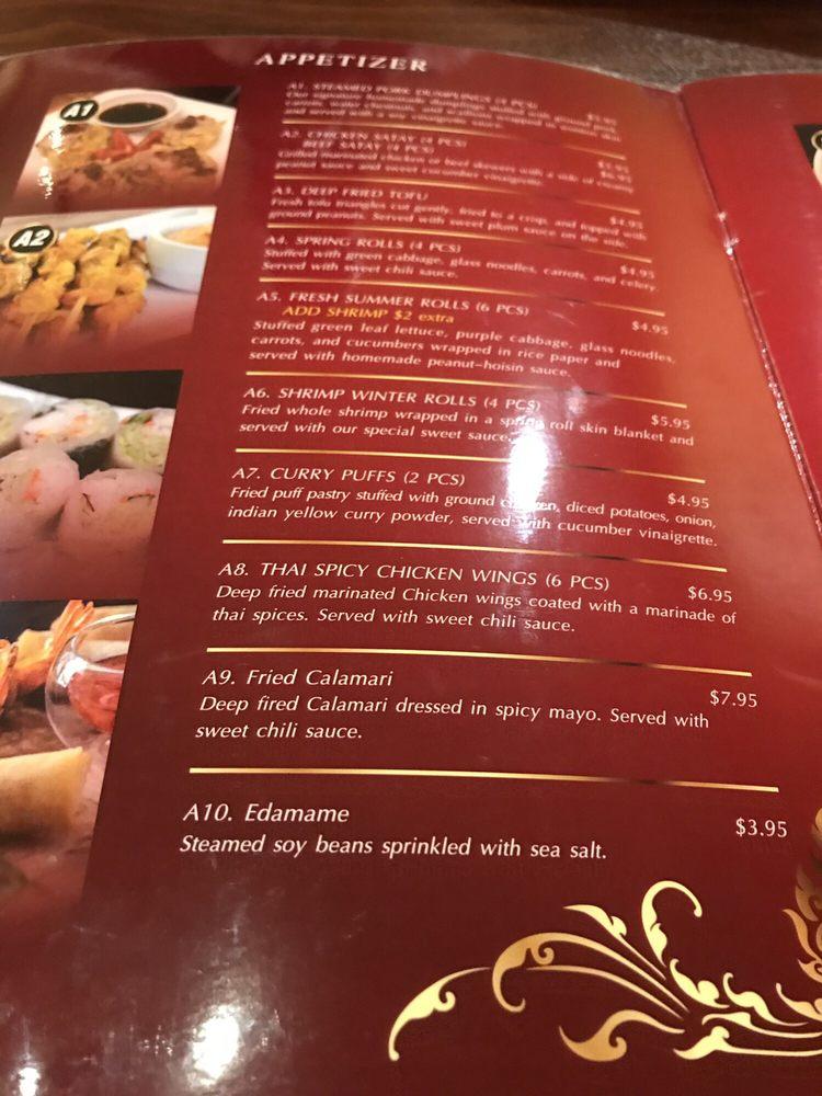 Menu at Kanda House thai kitchen restaurant, Cornwall