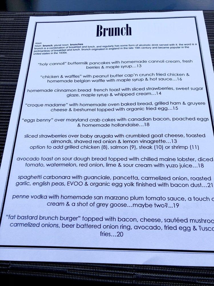 Menu at Tredici SOCIAL pub & bar, Bronxville