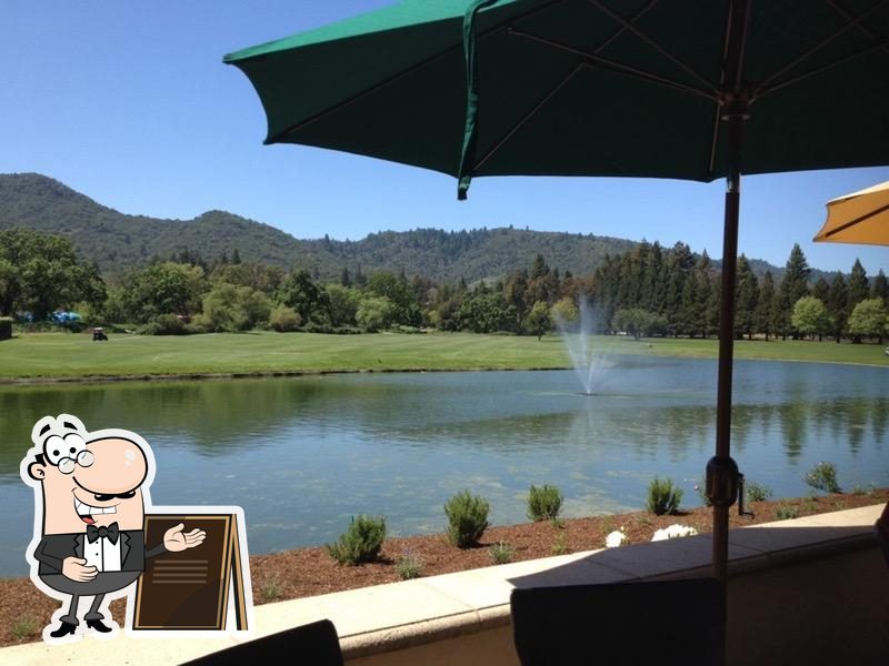 Lakeside Grill Vintners Golf Club in Yountville Restaurant menu and