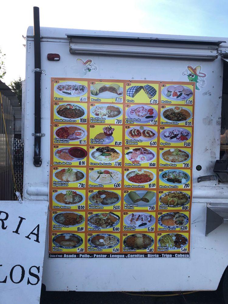 Menu at Taqueria Los Potrillos 1 restaurant, Seattle, Rainier Ave S