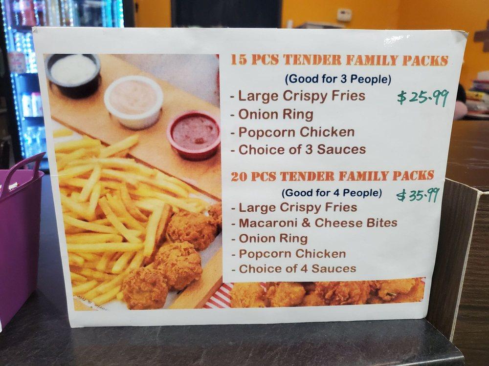 Menu at Chicken Lit Tenders & Wings BBQ, Naperville