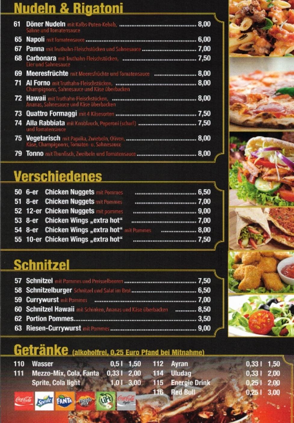 Speisekarte von Aram‘s Döner restaurant, Neumarkt-Sankt Veit