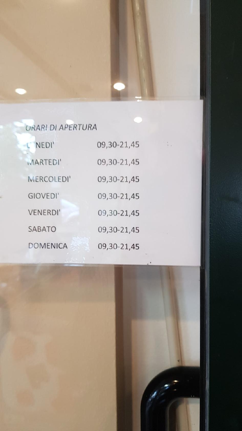 Menu at Vinarius pub & bar, Montegrotto Terme