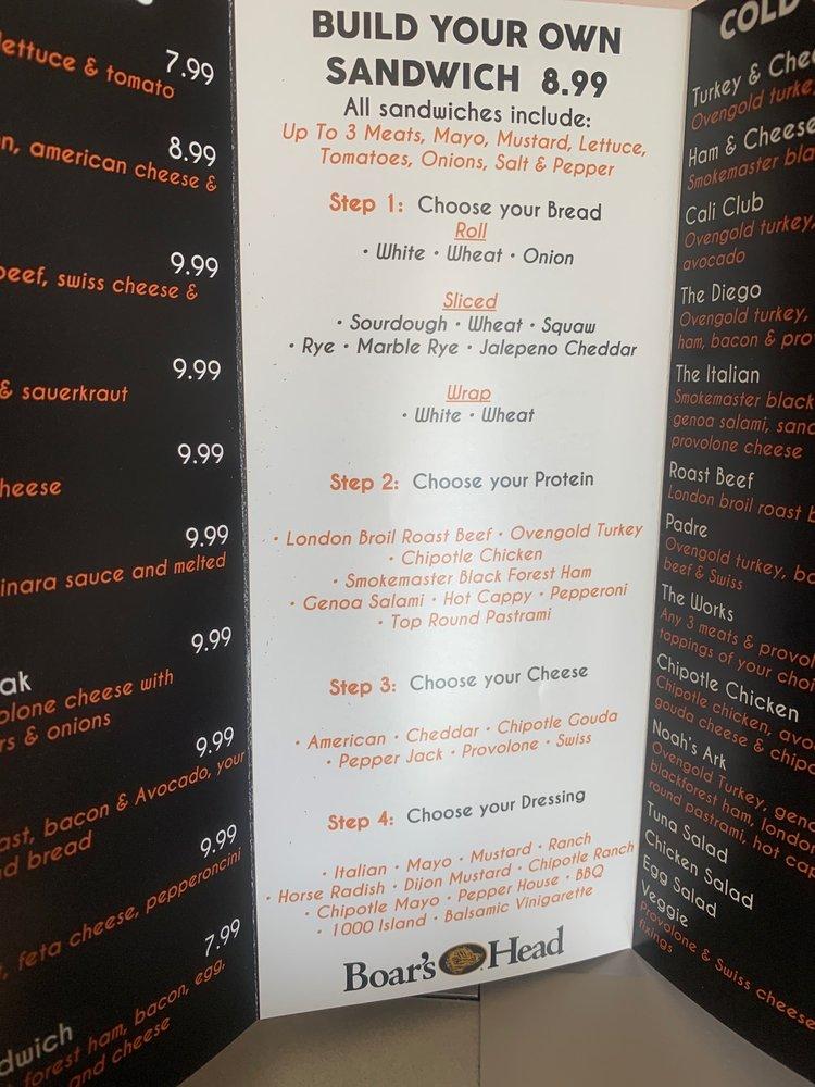 Menu at Liquor Mart & Deli, San Diego, San Diego Mission Rd