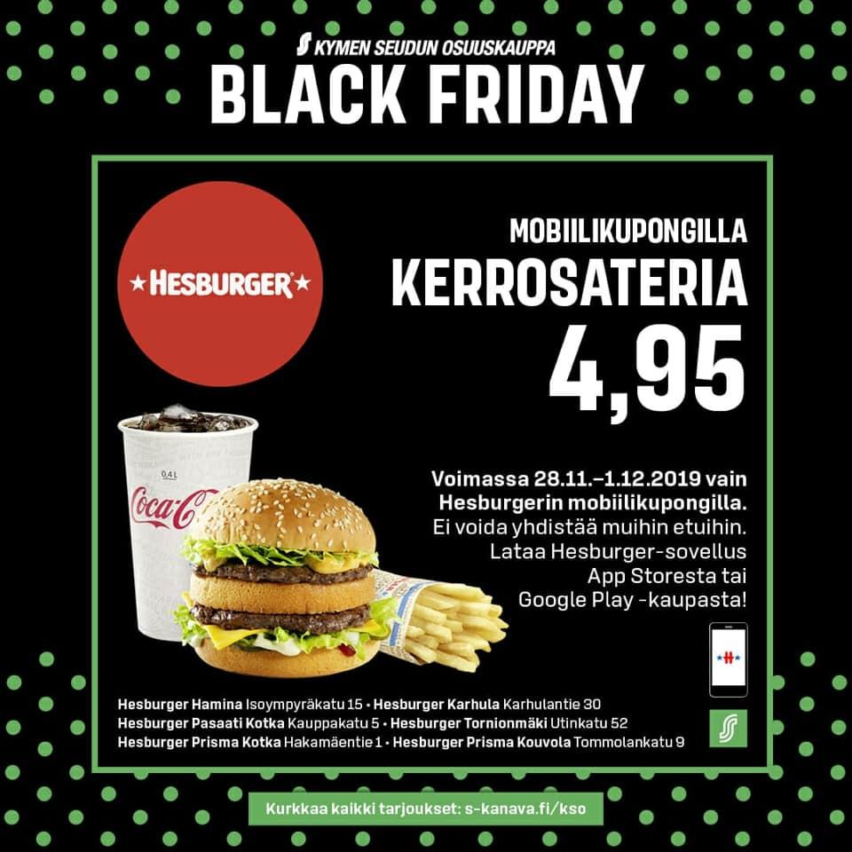 Hesburger Kotka Pasaati fast food, Kotka, Kauppakatu 5 - Restaurant menu  and reviews