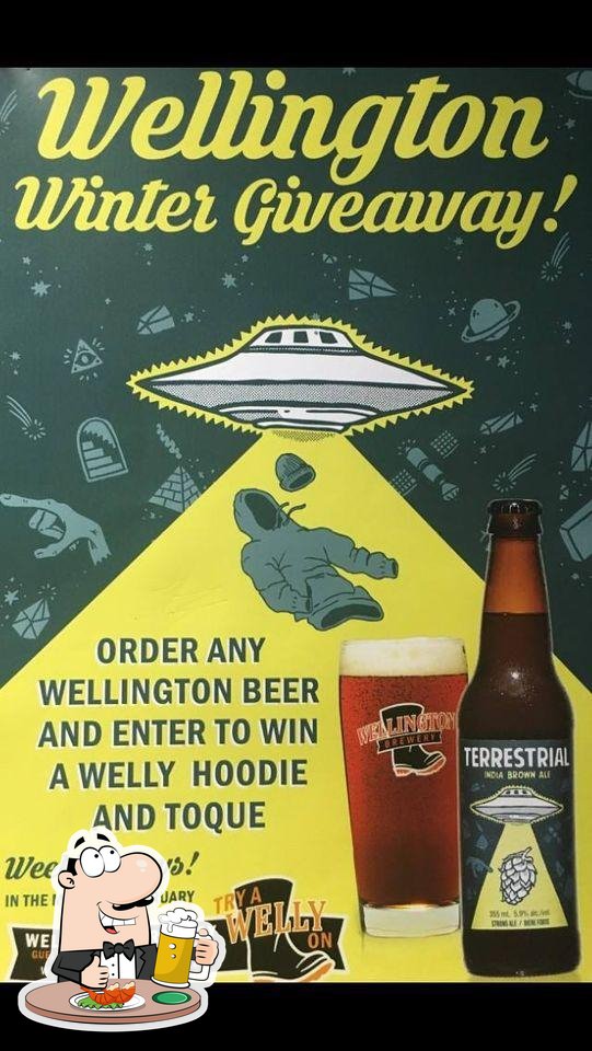 The Brass Taps Campus Pub in Guelph Restaurant menu