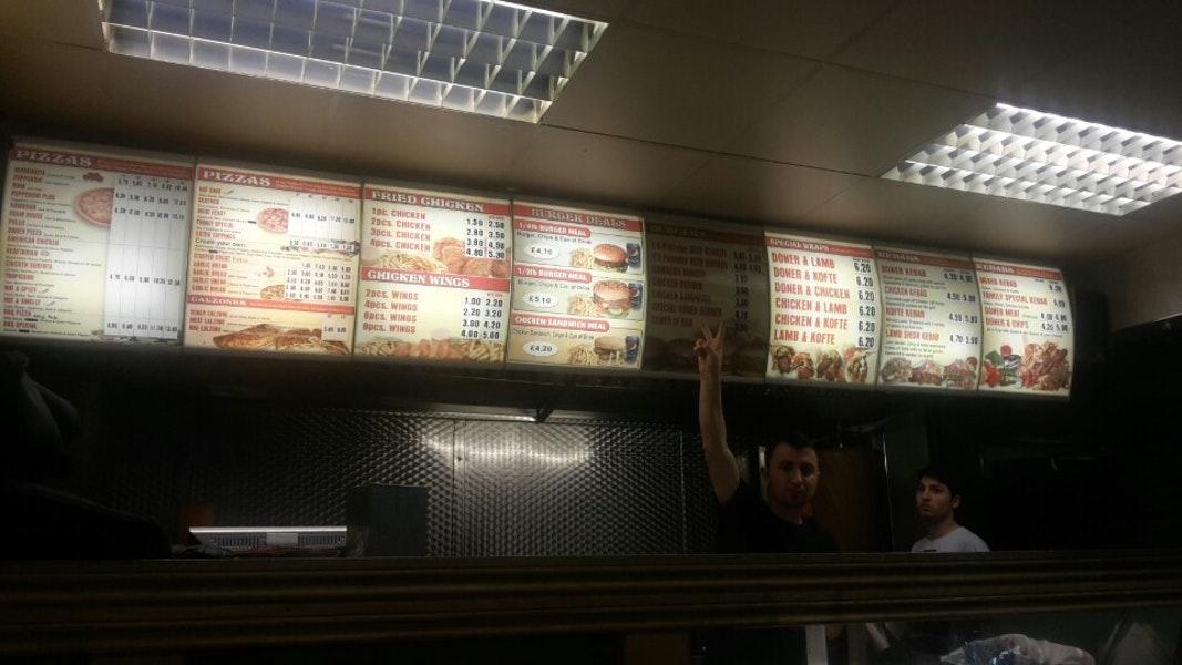 Carta de comida rápida Family Pizza and Kebab House, Runcorn